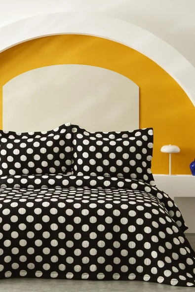 Point Tek Kişilik Yatak Örtüsü Black - 3