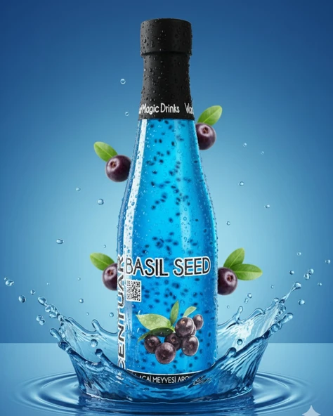 FESLEĞEN TOHUMLU AÇAİ AROMALI İÇECEK 330 ML CAMPET ürün görseli