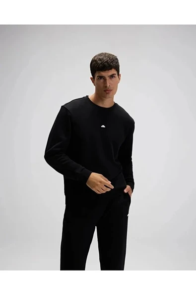 Ellesse EM556-BK Erkek Siyah Sweat - Resim 4