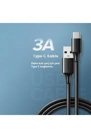 USB Type-C Şarj ve Data Kablosu 2 Metre 60123 - 2