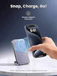 22.5w 10000mah Standlı Usb Type-c Kablosuz Şarj İphone Magsafe Powerbank 15086 - 2