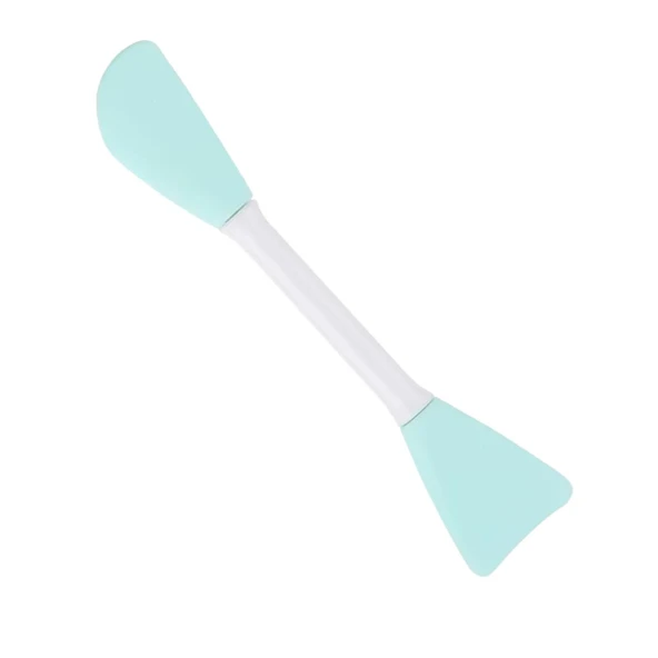 Çift Taraflı Silikon Yüz Makyaj Maske Fırçası 3'Lü Set - 4