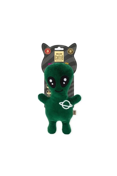 Cattie Matatabi İçerikli Kedi Oyuncağı Peluş Uzaylı 20Cm
