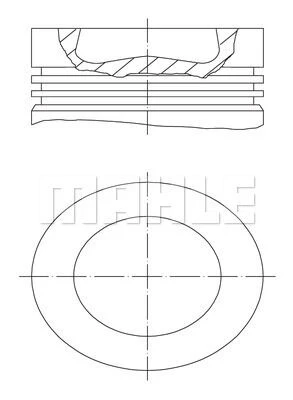 MOTOR PİSTON SEGMAN POLO-GOLF6-CADDY-JETTA-A3-LEON 79.51mm CAYA-CAYB-CAYC-CAYD-CFWA 1.2-1.6 TDI 0.50  03L107065J