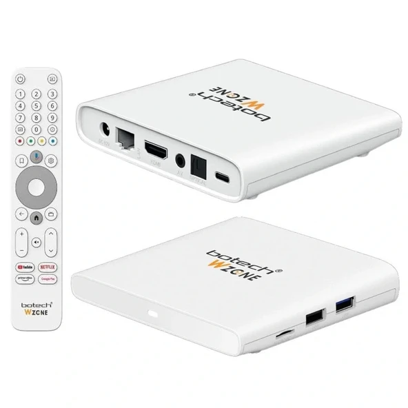 Botech Wzone Tv Box 2+32gb Wifi Android 10 Ses Komutlu Akıllı Kumanda