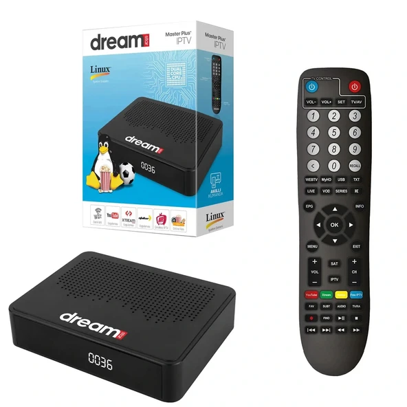 Dreamstar Master Plus+ Linux Uydu Alıcı Mini Full Hd İptv Dahili Wifi Youtube Xtream Destekli - 3