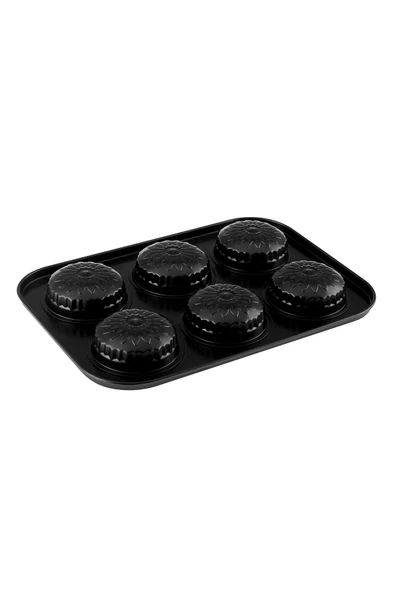 Karaca Ayçicek 6'lı Muffin Kek Kalıbı - 3
