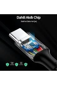 Type-c To Type-c 100w Hızlı Şarj Ve Data Kablosu 2 Metre 70429 - 4