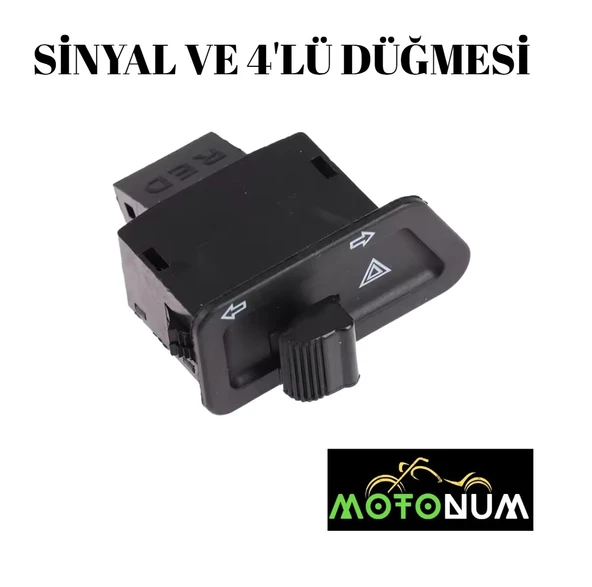 Motosiklet 4 lü ve Sinyal Düğmesi - Resim 4