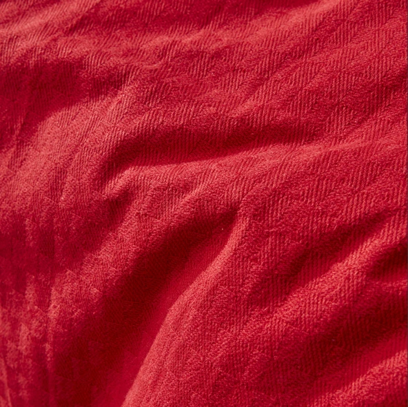 Karaca Home Tory  Müslin Çift Kişilik Pike 200x230 cm Kırmızı - Resim 5