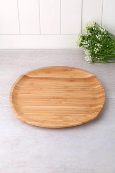 YUVARLAK BAMBU SUNUM 25*25