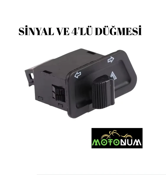 Mondial HS 151 4 lü ve Sinyal Düğmesi - Resim 3