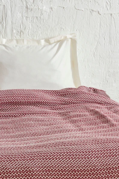 Levi Bordo Çift Kişilik Pike - Resim 11