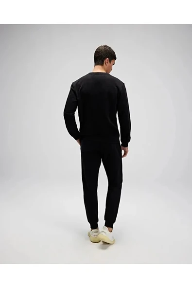 Ellesse EM556-BK Erkek Siyah Sweat - Resim 5