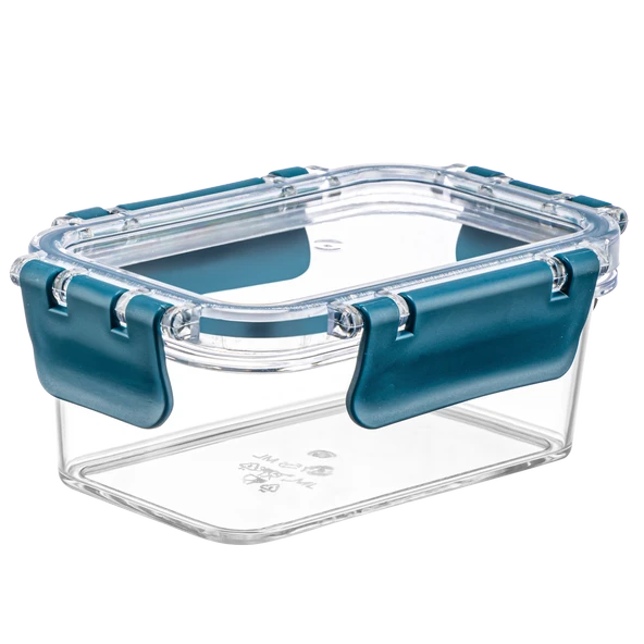 3 Adet Akrilik Saklama Kabı Vakumlu Dikdörtgen Erzak Bakliyat Kabı  900 ML - Resim 2