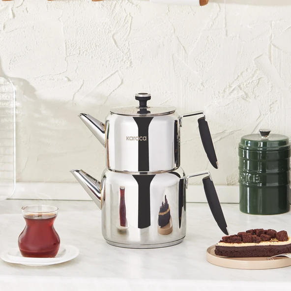 Karaca Sümbül İndüksiyon Tabanlı Çaydanlık Takımı ürün görseli