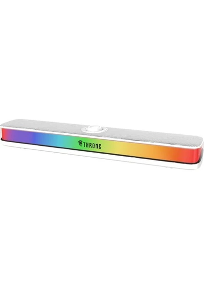 Throne Harmony 5Wx2 Chromatic RGB 50mm Sürücülü Premium Soundbar Speaker (Bluetooth v5.3+Type C Çift Mod) - 3