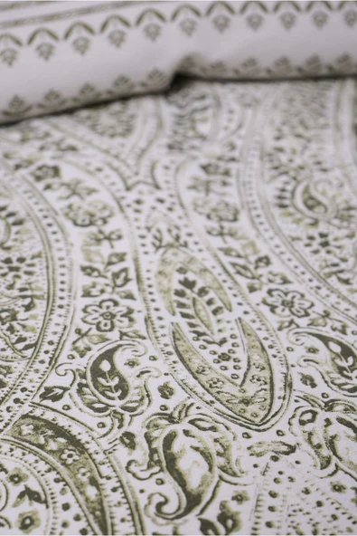 Karaca Home Della %100 Pamuk Yeşil Çift Kişilik Pike Takımı  - Resim 12