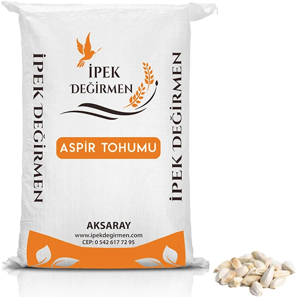 İpek Değirmen 25 KG Yemlik Yağlı Aspir Tohumu Tavuk Güvercin Kuş Yemi