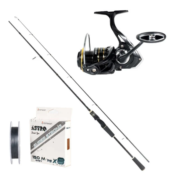 REMIXON FOCUS BG 2.40M 5-35GR 2P KAMIŞ+BG3000M 5+1BB MAKARA, SET  Standart Standart ürün görseli