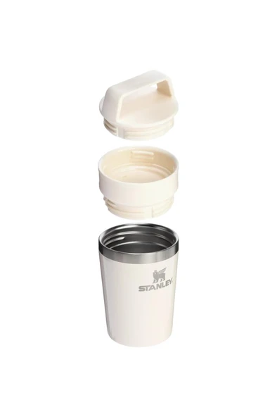 Stanley The Café-To-Go Travel Mug 0.23L / 8oz Cream Gloss Termos - Resim 3