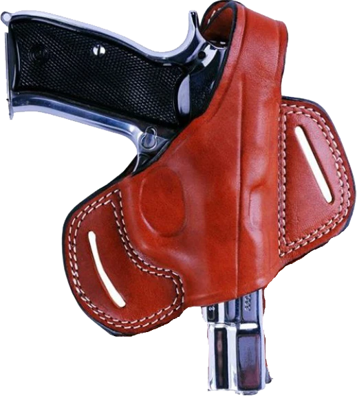 HOBBY GLOCK DERİ YARIM KELEBEK SİLAH DIŞ KILIF - Resim 2