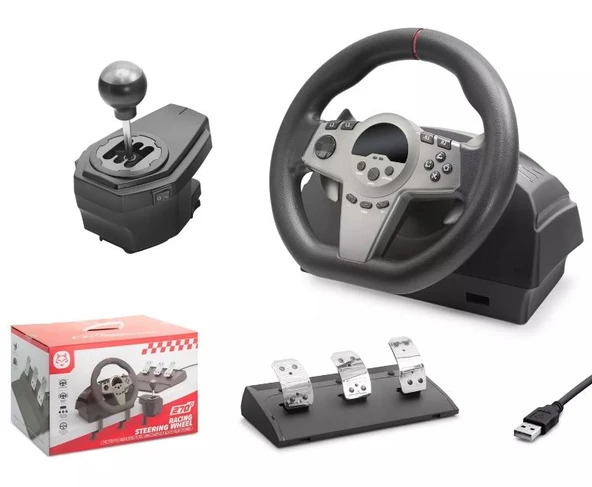 GT10 Direksiyon Seti 270° Vitesli Oyun Direksiyonu, PS4 Xbox X|S/One • Switch • PC Uyumlu ürün görseli