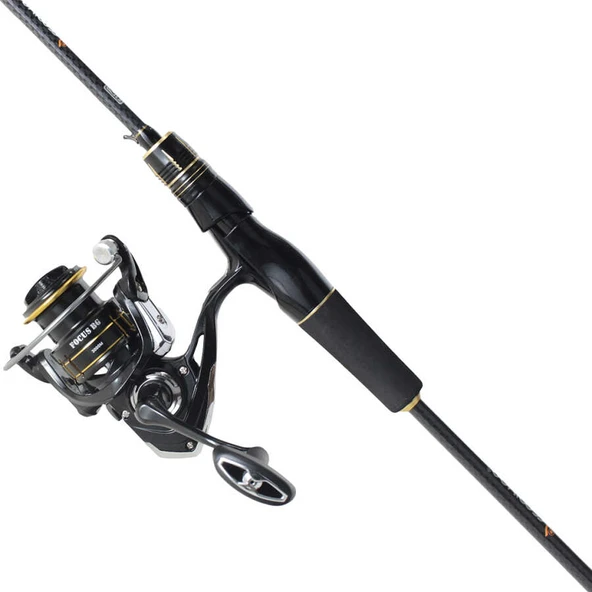 REMIXON FOCUS BG 2.40M 5-35GR 2P KAMIŞ+BG3000M 5+1BB MAKARA, SET  Standart Standart - Resim 2