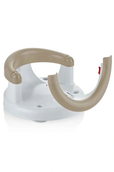 Babyjem Yandan Açılır Banyo ve Mama Oturağı & Minder 2'li Set Taş - 3