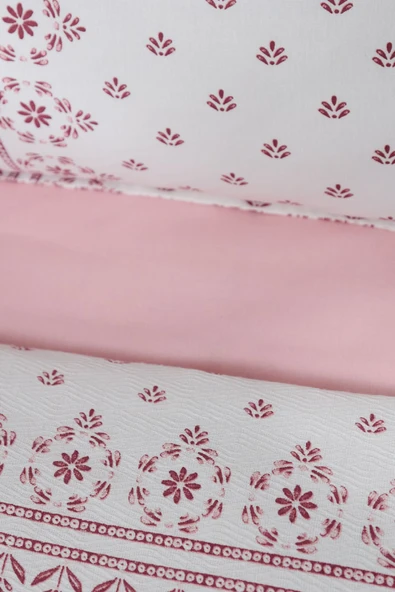 Pike Takımı %100 Pamuk Rnf Çift Kişilik Della Pudra - Resim 4