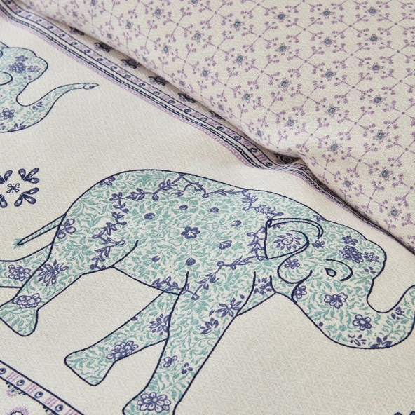 Karaca Home  Menes Tek Kişilik Pike Mint - Resim 8