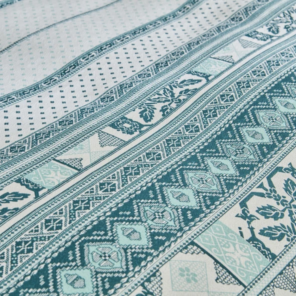 Karaca Home Efren %100 Pamuk Çift Kişilik Pike Takımı Yeşil - Resim 8