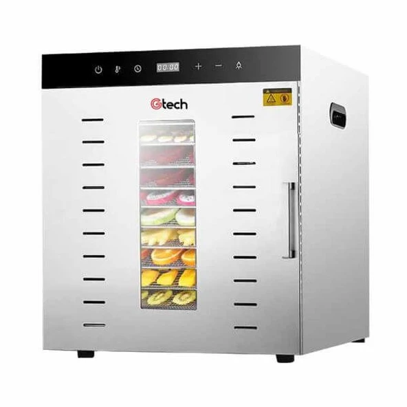 Gastrotech SS-12H Sebze ve Meyve Kurutucu 40x38cm - 12 Tepsili - 1