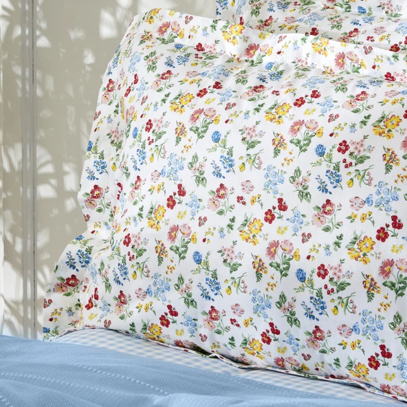 Karaca Home Noya %100 Pamuk Tek Kişilik Pike Takımı Mavi - Resim 7