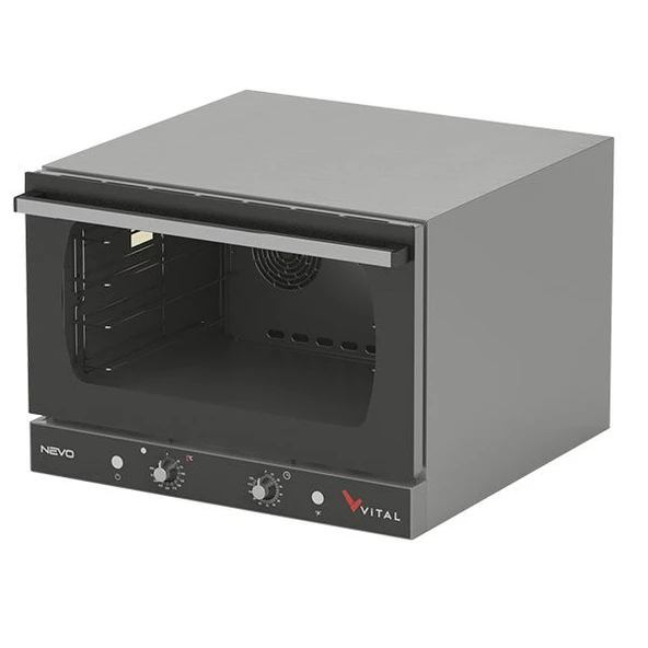 Vital NEVO-04EM Konveksiyonlu Patisserie Fırın 4 Tepsili 40x60cm,Elektrikli