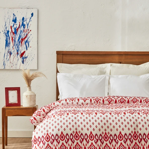 Karaca Home Jose Tek Kişilik Pike Kırmızı - Resim 3