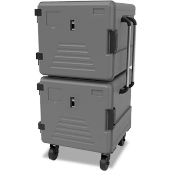 Empero EMP.BOX-800+800-I-T Termobox 800+800 60x40 Tepsi - Isıtmalı - Resim 1