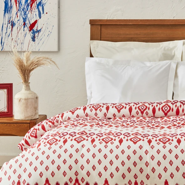 Karaca Home Jose Tek Kişilik Pike Kırmızı ürün görseli