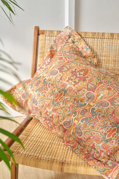 Karaca Home Evan Kiremit Çift Kişilik %100 Pamuk Saten Nevresim Takımı - Resim 9