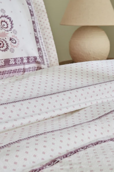 Karaca Home Efren %100 Pamuk Çift Kişilik Pike Takımı Gri - Resim 10