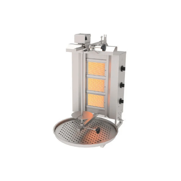 Atalay ADG-3U Döner Makineleri Gazlı Üstten Motorlu - 3 Radyanlı - 230 V - 1