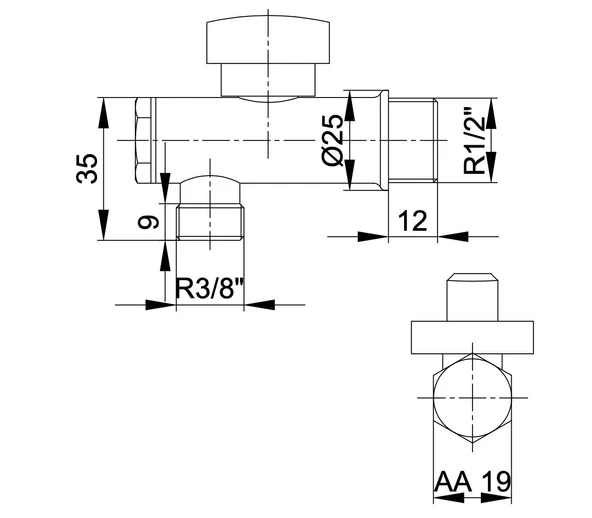 Yak Filtreli Filitreli Ara Musluk (Küresel) 102111089-Bm - 2
