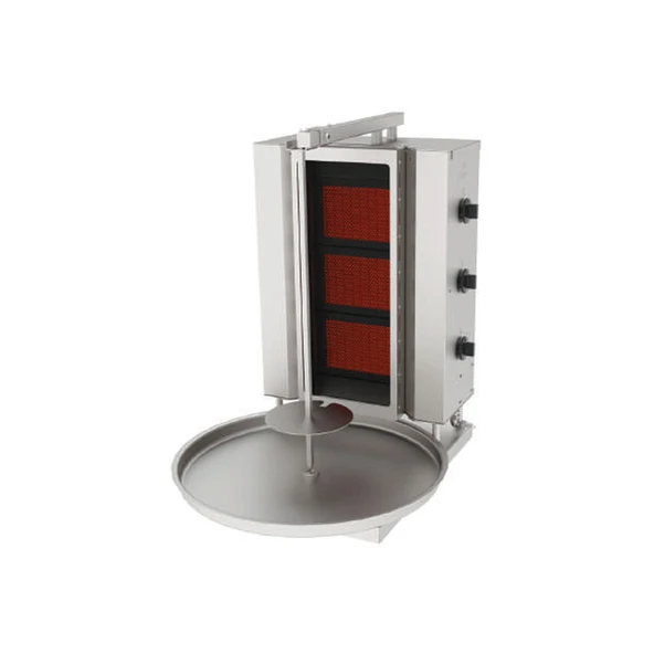 Atalay ADGC-3-S Döner Makineleri Gazlı Camlı Sabit - 3 Radyanlı - 1