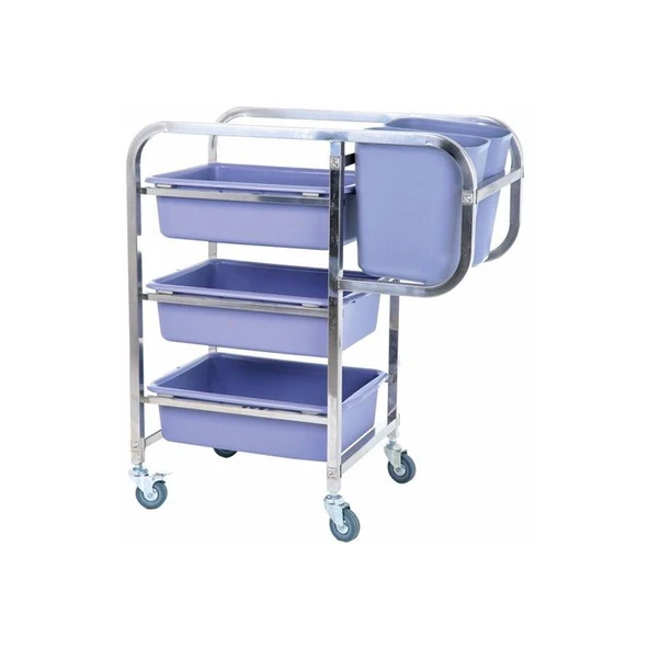 Erginoks ERGBTA Boş Toplama Arabası – Demonte - 43x81x94 cm - Resim 1