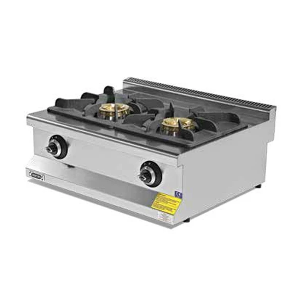 Empero 2 Brülörlü Gazlı Ocak-BÜYÜK BRULÖR-EMP.6KG020-O - LPGli - 1