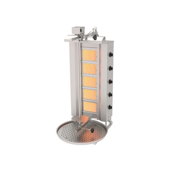 Atalay ADG-5U Döner Makineleri Gazlı Üstten Motorlu - 5 Radyanlı - 230 V - 1