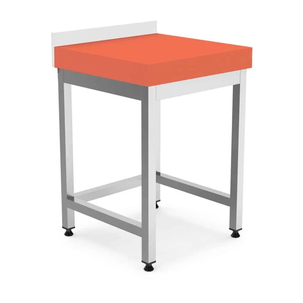 Empero EMP.PTE.6060 Köşe Tezgahı Polietilen Et Kütüğü 60x60x85 cm - 1