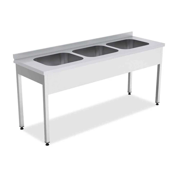 Empero EMP.E.72085-3E 3 Evyeli Tezgah 200x70x85 cm - 1