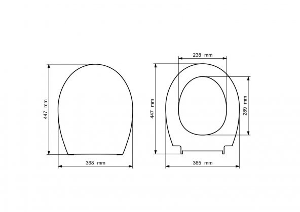 Visam Leylak Yavaş Kapanan Klozet Kapağı 529.004 - 2