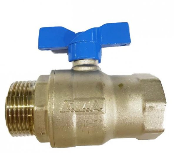 Eca 1" Küresel Valf (Mavi Volanlı) 602122020